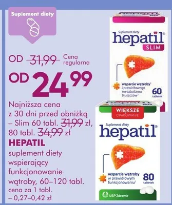 Suplement diety wspierający funkcjonowanie wątroby 60 tabl. promocja w Super-Pharm