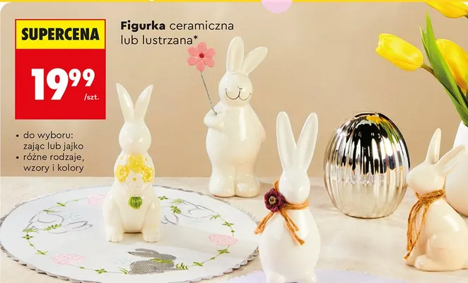 Figurka ceramiczna lub lustrzana promocja w Biedronka