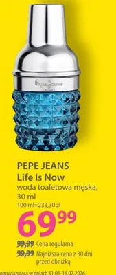 Woda toaletowa PEPE JEANS Life Is Now woda toaletowa męska promocja w Hebe