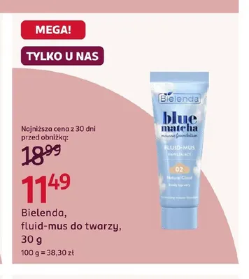 Fluid-mus do twarzy Bielenda promocja w Rossmann
