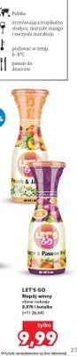 Napój winny Let's Go Mango & Passion Fruit promocja w Kaufland