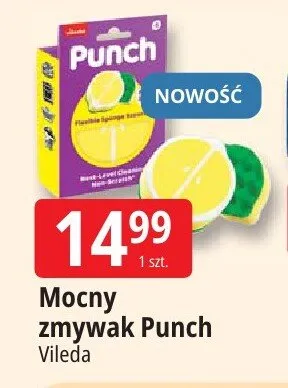 Mocny zmywak Punch Vileda promocja w Leclerc