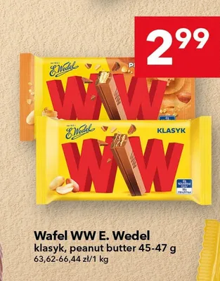 Wafel klasyk, peanut butter promocja w LEWIATAN