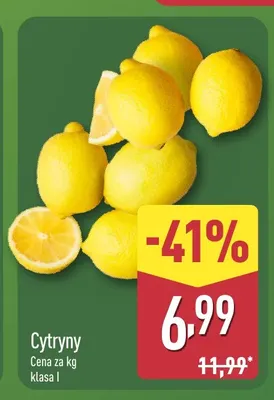 Cytryny promocja w Aldi