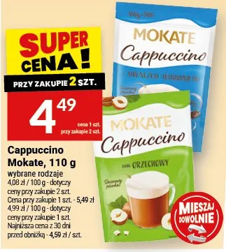 Cappuccino Mokate promocja w Twój Market