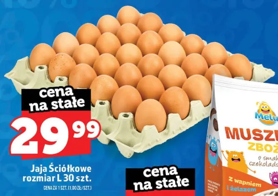 Jaja ściółkowe rozmiar L promocja w TOPAZ