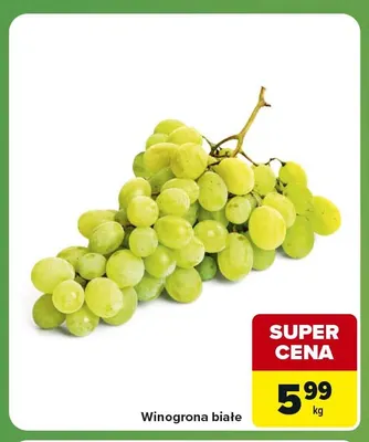 Winogrona białe promocja w Carrefour Express