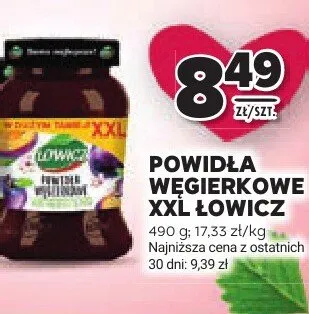 Powidła węgierkowe XXL Łowicz promocja w Stokrotka