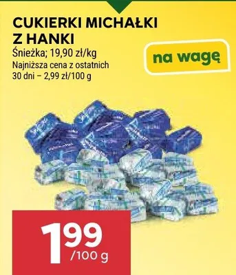 Cukierki Michałki z Hanki promocja w Stokrotka