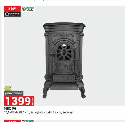 Piec Kawmet P9 promocja w Merkury Market