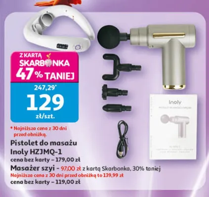 Masażer szyi promocja w Auchan