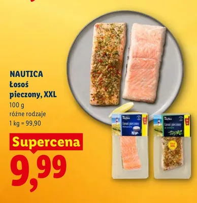Łosoś pieczony, XXL promocja w Lidl