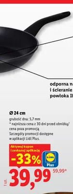 Patelnia aluminiowa Silvercrest Ø 24 cm promocja w Lidl