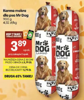 Karma mokra dla psa promocja w Delikatesy Centrum