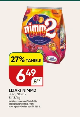 Lizaki Nimm2 promocja w Chata Polska