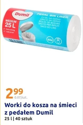 Worki do kosza na śmieci z pedałem promocja w Action