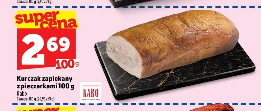 Kurczak zapiekany z pieczarkami Kabo promocja w TOPAZ