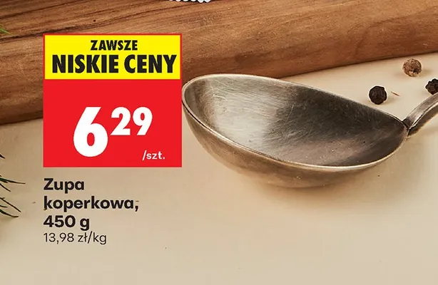 Zupa koperkowa promocja w Biedronka