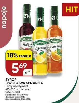 Syrop cytryna Herbapol Owocowa Spiżarnia promocja w Chata Polska