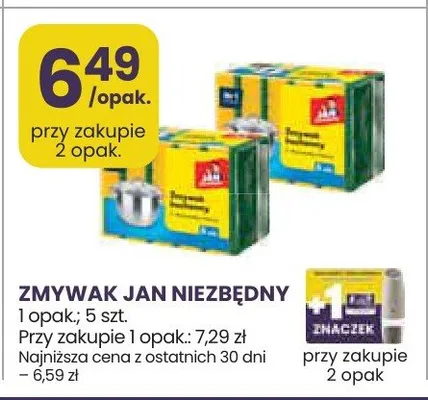 Zmywak Jan niezbędny promocja w Stokrotka