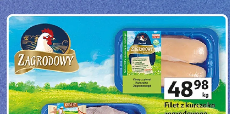 Filet z kurczaka zagrodowego promocja w Auchan