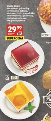Ciasto karmelotka Bizon promocja w Delikatesy Centrum