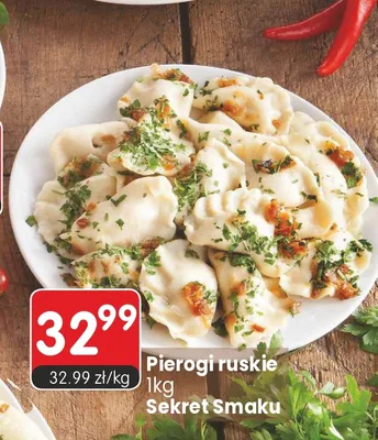Pierogi ruskie Sekret Smaku promocja w Market Point