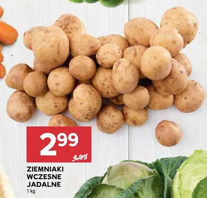 Ziemniaki wczesne jadalne promocja w Stokrotka