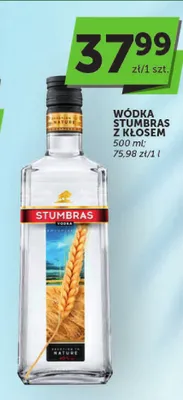 Wódka Stumbras z Kłosem promocja w Groszek