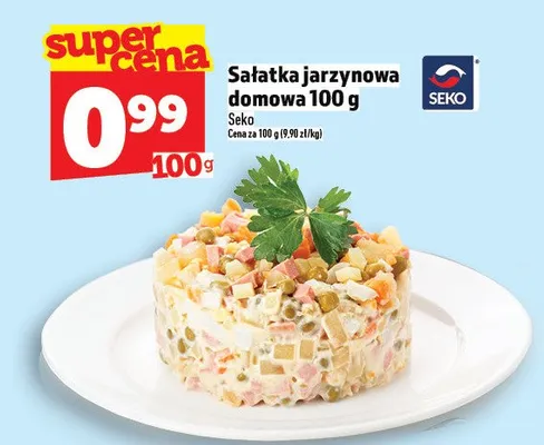 Sałatka jarzynowa domowa promocja w TOPAZ