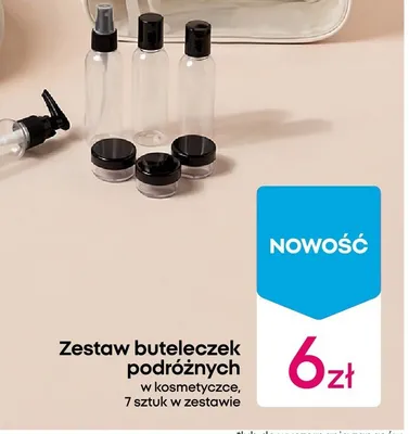 Zestaw buteleczek podróżnych promocja w Pepco