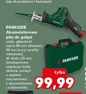 Akumulatorowa piła do gałęzi Parkside promocja w Kaufland