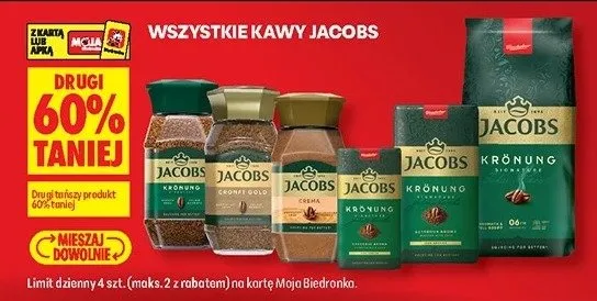 Kawy Jacobs promocja w Biedronka