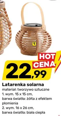 Latarenka solarna promocja w Bricomarche
