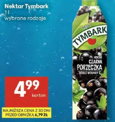 Nektar Tymbark promocja w Delikatesy Centrum