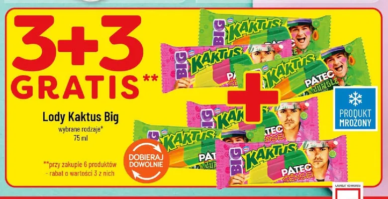 Lody Kaktus Big Patec Jungle promocja w POLOmarket