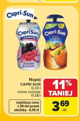 Napój Capri-Sun Multivitamin promocja w Carrefour