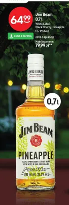 Whisky Jim Beam Pineapple promocja w Żabka