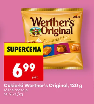 Cukierki Werther's Original promocja w Biedronka