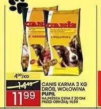 Karma dla psa Canis promocja w Wafelek
