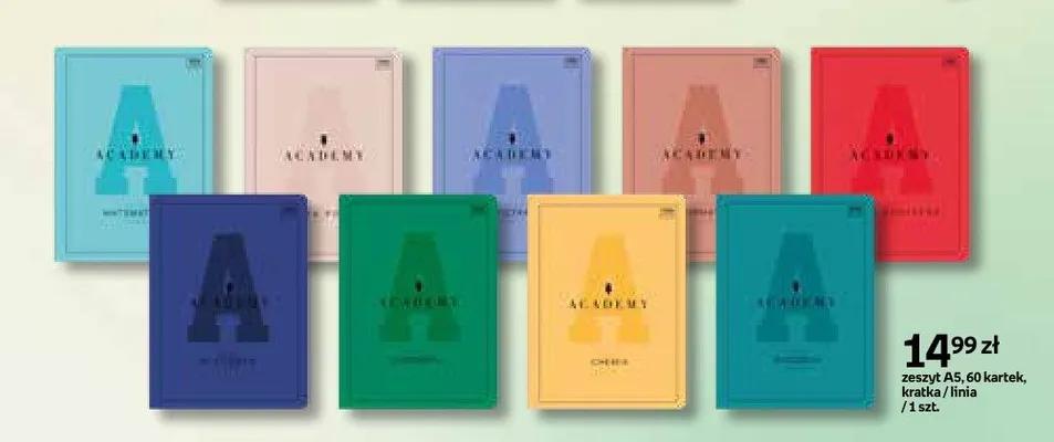 Zeszyt A5 Oxford Academy 60 kartek kratka promocja w Empik