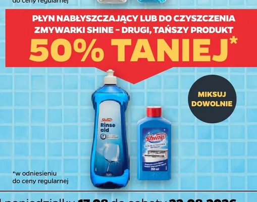 Płyn nabłyszczający do zmywarki Shine promocja w Netto
