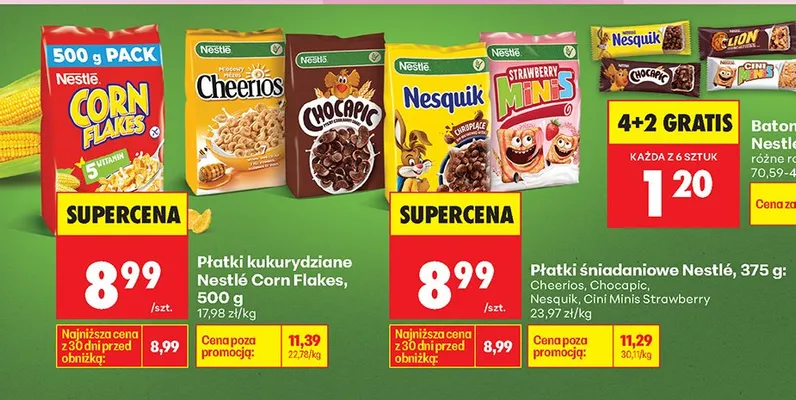 Płatki kukurydziane Corn Flakes promocja w Biedronka