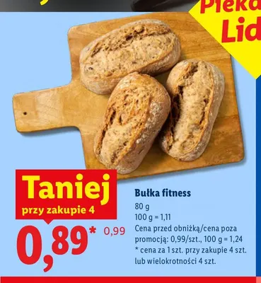 Bułka fitness promocja w Lidl
