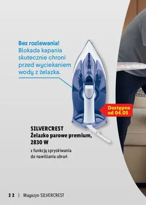 Żelazko parowe premium, 2830 W promocja w Lidl