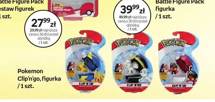 Pokemon Clip'n'go figurka promocja w Empik