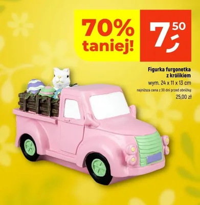 Figurka furgonetka z królikiem promocja w Dealz