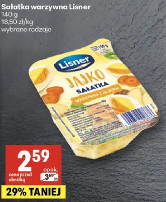 Sałatka warzywna jajko promocja w Delikatesy Centrum