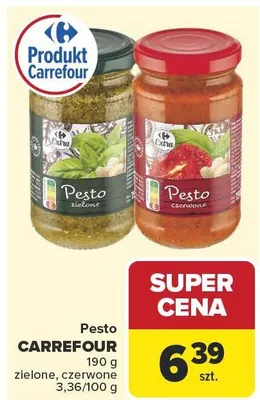 Pesto zielone, czerwone promocja w Carrefour Market