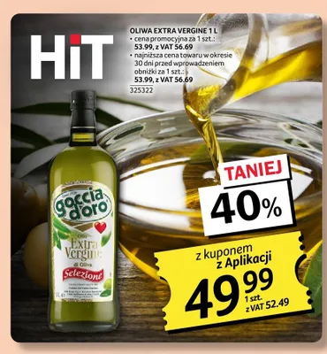Oliwa extra vergine Goccia d'Oro promocja w Selgros